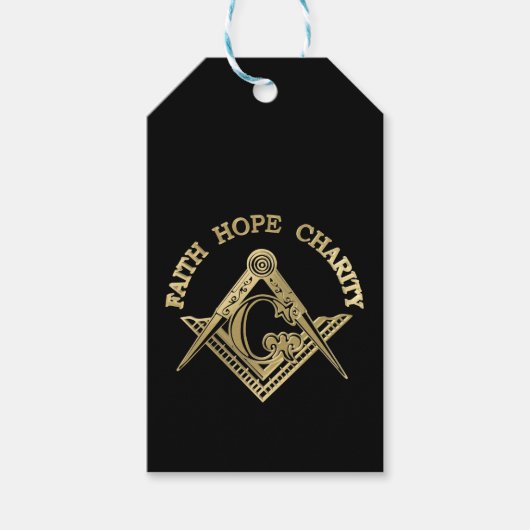 マソニック記号 ギフトタグ (正面)