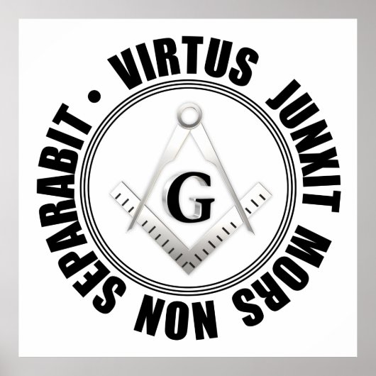 マソニック記号 ポスター (正面)