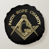 マソニック記号 ラウンドクッション (裏面)