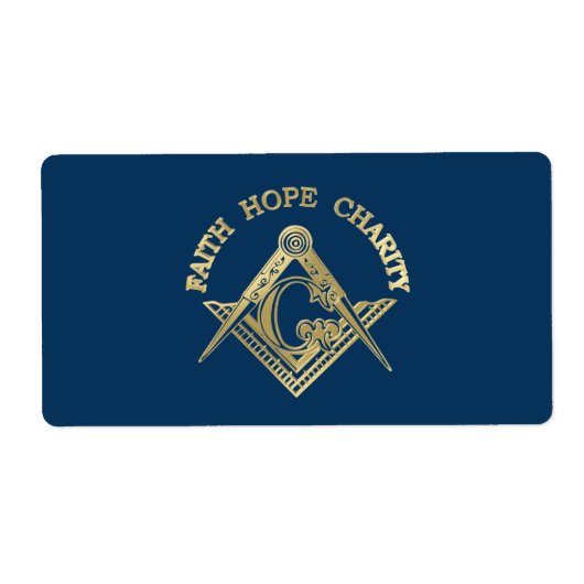 マソニック記号 ラベル (正面)