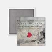 マソニック証明書， 1785 マグネット (正面/裏面)