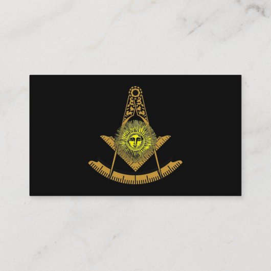 マソニック·サン 名刺 (裏面)