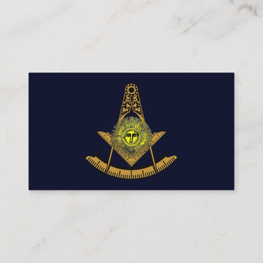 マソニック·サン 名刺 (裏面)