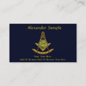 マソニック·サン 名刺 (正面)