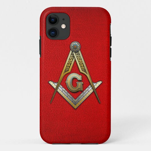 マソニック・スクエアとコンパス Case-Mate iPhoneケース (裏面)