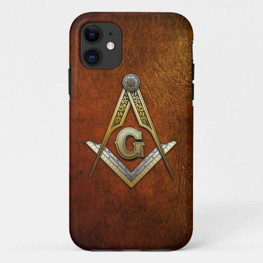 マソニック・スクエアとコンパス Case-Mate iPhoneケース (裏面)