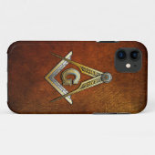 マソニック・スクエアとコンパス Case-Mate iPhoneケース (裏面(横))