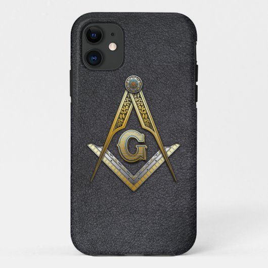 マソニック・スクエアとコンパス Case-Mate iPhoneケース (裏面)