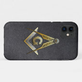 マソニック・スクエアとコンパス Case-Mate iPhoneケース (裏面(横))