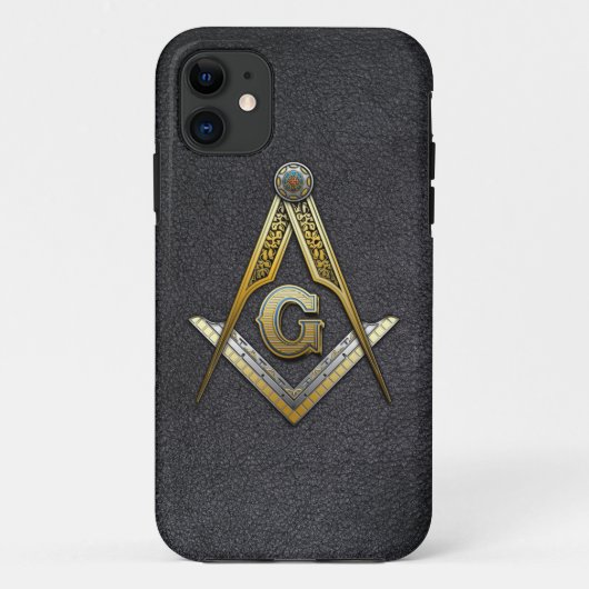 マソニック・スクエアとコンパス Case-Mate iPhoneケース (裏面)