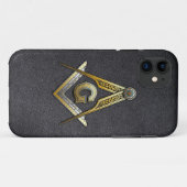 マソニック・スクエアとコンパス Case-Mate iPhoneケース (裏面(横))