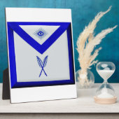 マソニック・セクレタリー・エプロン フォトプラーク (側面)