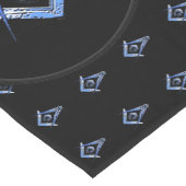 マソニック·マインズ(青) ショートテーブルランナー (コーナー)