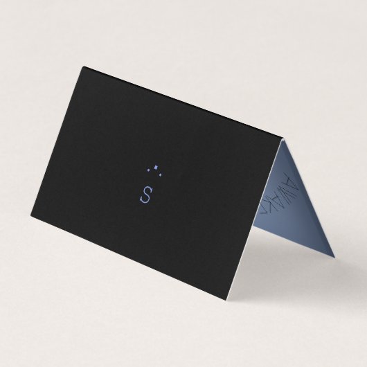 マソニック·マインズ(青) 名刺 (裏面)