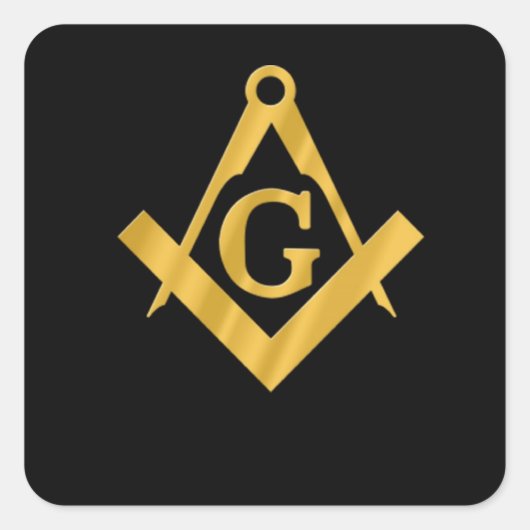 マソニック「メイソン・フォー・ライフ」 スクエアシール (正面)