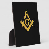 マソニック「メイソン・フォー・ライフ」 フォトプラーク (側面)