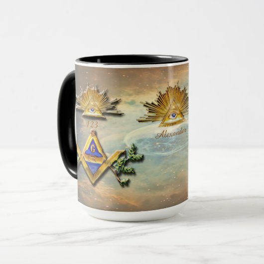 マソニック·ライフ(コスモス) マグカップ (正面左)