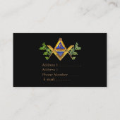 マソニック·ライフ（コスモス） 名刺 (裏面)