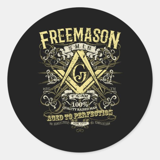 マソニックEst 動揺して 1717 ラウンドシール (正面)