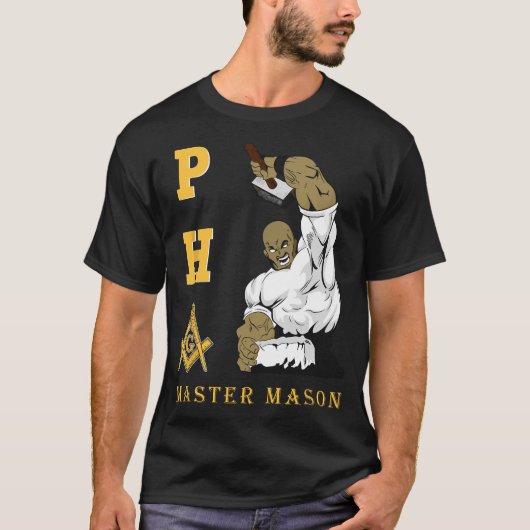 マソニックPHAマスターマソン父の日の贈り物 Tシャツ (正面)