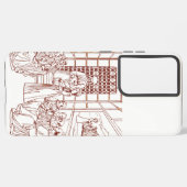 マソリーノによる『聖カタリナと学者の論議』 SAMSUNG GALAXYケース (左側面)
