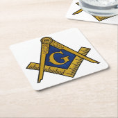 マソンカスタムズスクエアコースター スクエアペーパーコースター (アングル)