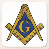 マソンカスタムズスクエアコースター スクエアペーパーコースター (正面)