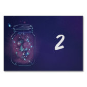 マソンジャーでのホタルのテーブルナンバー テーブルナンバー (正面)