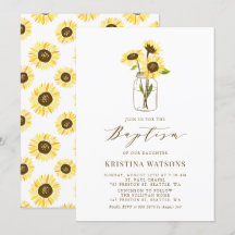 マソンジャーに入った黄色のひまわり 夏の洗礼