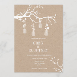 マソンジャー招待状 クラフト 招待状