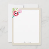 マソンジャー花のレシピカード (裏面)