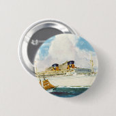 マソンライナーtoハワイ 缶バッジ (正面&裏面)