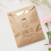 マソ素朴ンジャーハート結婚ズ・サンキュー フェイバーバッグ (封をした状態)