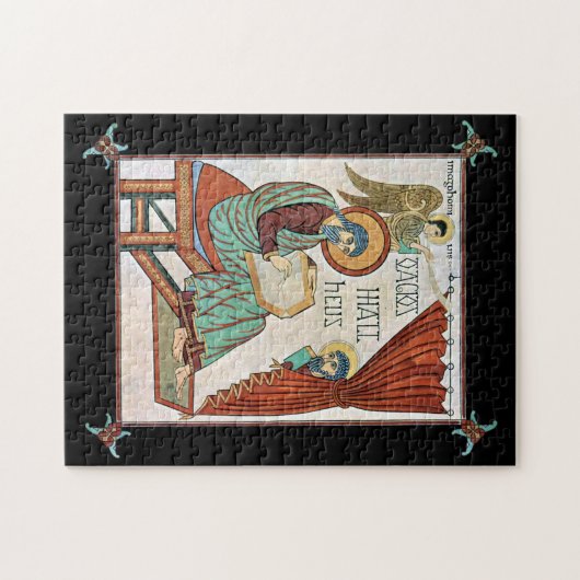 マタイによるリンドスファーン中世写本 ジグソーパズル (横)