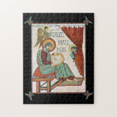 マタイによるリンドスファーン中世写本 ジグソーパズル (縦)