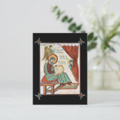 マタイによるリンドスファーン中世写本 ポストカード (スタンド正面)