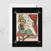 マタイによるリンドスファーン中世写本 ポストカード (正面/裏面)