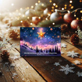 マタイによる福音書のクリスマス・スター KJV 聖書 シーズンカード