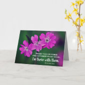 マタイによる福音書第18章20節 カード (黄色い花)