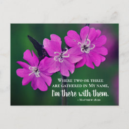 マタイによる福音書第18章20節 ポストカード