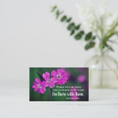 マタイによる福音書第18章20節 名刺 (スタンド正面)