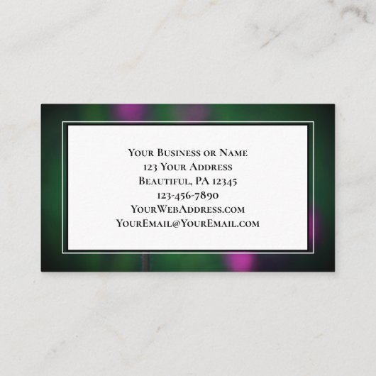 マタイによる福音書第18章20節 名刺 (裏面)