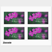 マタイによる福音書第18章20節 長方形シール (シート)