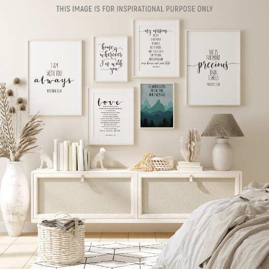 マタイによる福音書第28章20節 ポスター