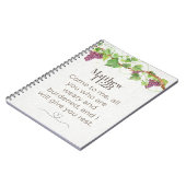 マタイによる福音書11:28 私のもとに来なさい 聖書 ノートブック (左側)