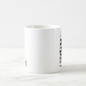 マタイによる福音書 4:19 人の漁師 聖書の言葉 私について来なさい コーヒーマグカップ (中央)