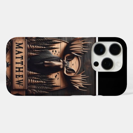 マタイのムースの紋章 Case-Mate iPhoneケース (裏面 (横))