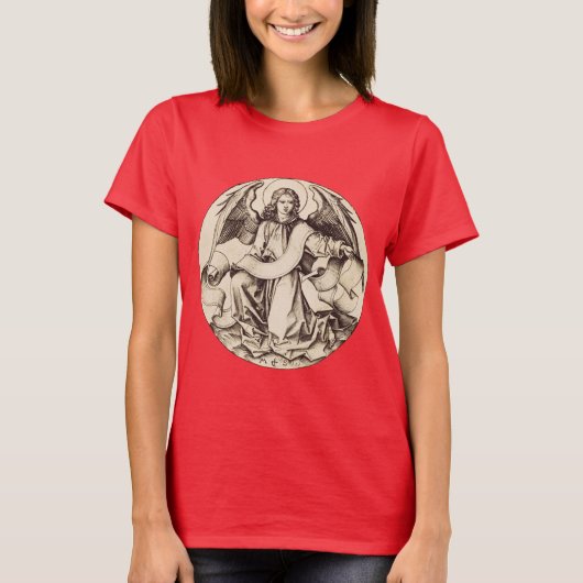 マタイの天使 - 美術のシンボル Tシャツ (正面)
