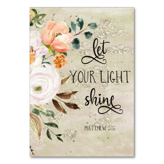 マタイ聖書の聖句カード テーブルナンバー (裏面)