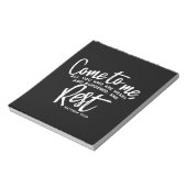 マタイ11聖句 ノートパッド (回転)